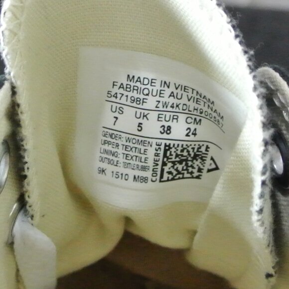 Converse Chuck Taylor Mid Lux Wedge Sneaker in Black - Picture 10 of 12